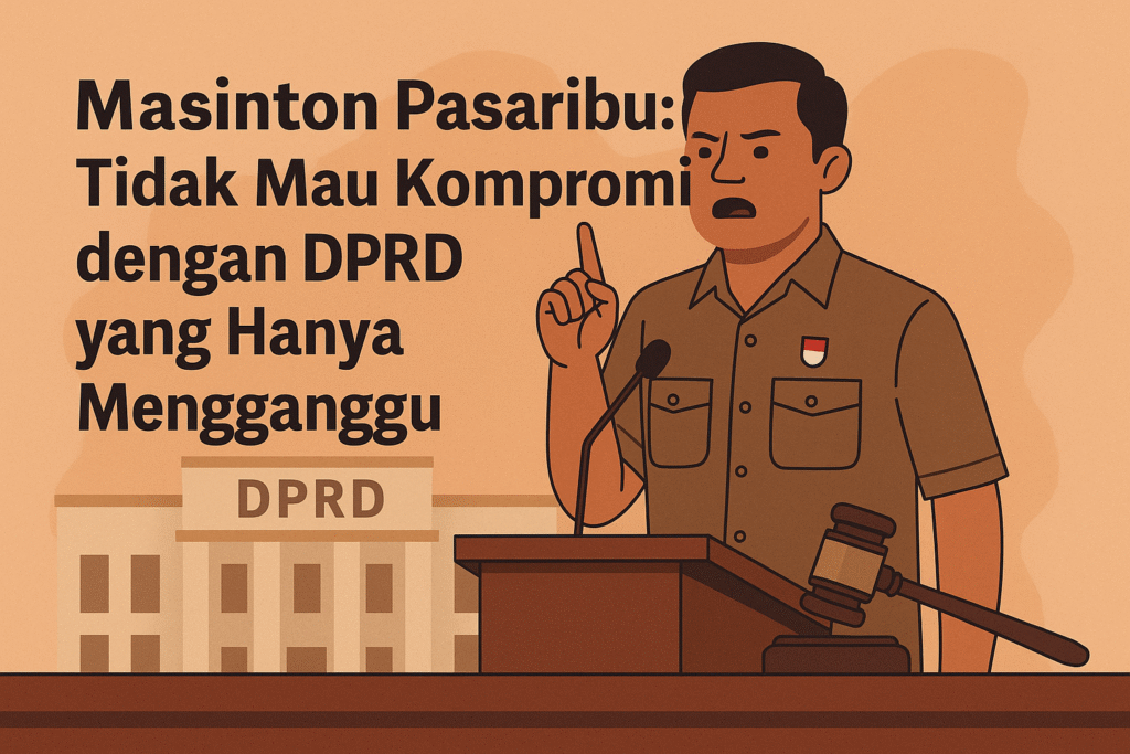 Masinton Pasaribu tidak mau kompromi dengan DPRD Tapanuli Tengah jika hanya mengganggu
